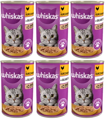 Zdjęcie produktu dla Whiskas W Galaretce Z Kurczakiem 400 G