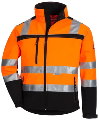Productafbeelding van NITRAS veiligheidssoftshelljas, veiligheidsjas, maat S, oranje