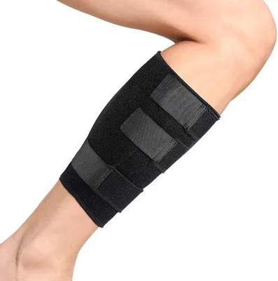 Produktbild von Kompresionsbandage für das Unterschenkel - Verstellbare Kompressionskniegelenkschutz - Kniekompresion - Ideal für Sportler - Leicht und bequem - Kompresionskniegelenkschutz