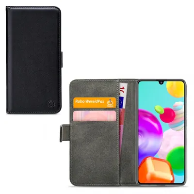 Image de Étui Mobilize Classic Gelly Wallet pour Samsung Galaxy A41 : étui à rabat avec porte-monnaie - Noir