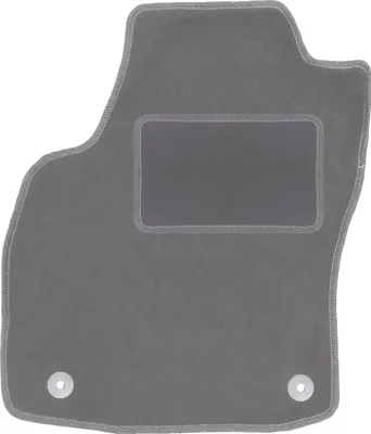 Produktbild von Fahrerfußmatte Velours graphit passend für Opel Astra H (2003-2010, Limousine, Fließheck, Kombi, TwinTop, Cabrio, Coupé) – mit Befestigungen – passgenau