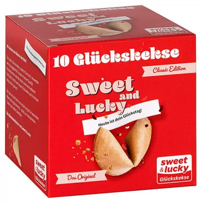 Produktbild von Glückskeks 10er Box Classic Edition