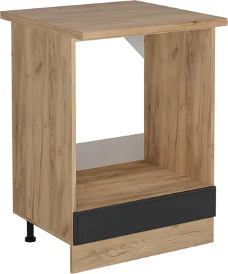 Produktbild von Herdumbauschrank Vicco R-Line Anthrazit Landhaus 60 cm , AP Eiche, Model 54205