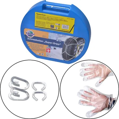 Produktbild von Schneeketten KN 90 Anti-Skid 235/60R13-215/35R18 Ö-Norm  - speziell gehärteter Kettenstahl - 12 mm  - 13-18 Zoll