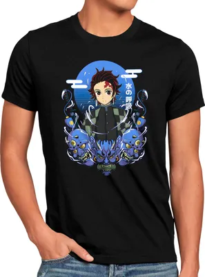 Produktbild von style3 Tanjiro Blue Herren T-Shirt anime japan manga