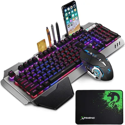 Immagine prodotto di Tastiera e mouse wireless ricaricabili da 2,4G