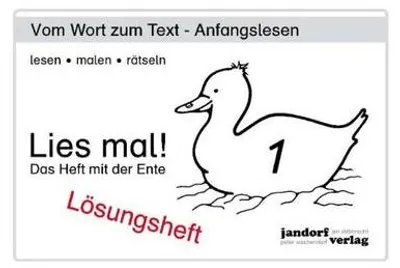 Immagine prodotto di Wachendorf, P: Lies mal! Heft 1. Lös.
