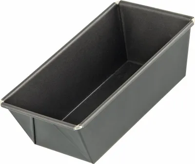 Produktbild von Zenker Königskuchenform 20 cm SPECIAL - MINI, kleine Backform aus Stahlblech, Kastenform mit Antihaftbeschichtung (Farbe: Schwarz)