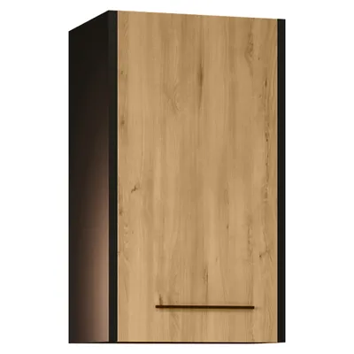 Obrázek produktu pro Závěsná koupelnová skříňka SLIM SL4 černá / dub artisan