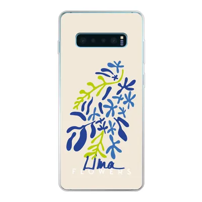 Produktbild von MuchoWow® Handyhülle Schutzhülle Hülle für Samsung Galaxy S10 Plus Blume - Blätter - Lima Silikon Softcase Handy Hülle - Schutzhülle