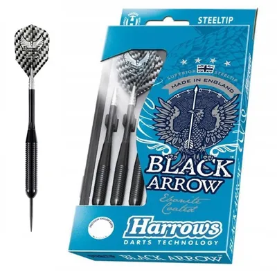 Produktbild von Darts Stl Schwarz Arrow Harrows 21 g