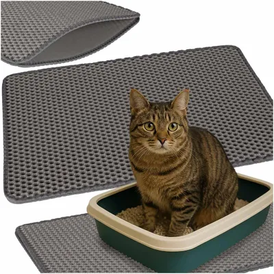 Productafbeelding van Kattenbakmat Waterdicht Dubbellaags 40x60cm