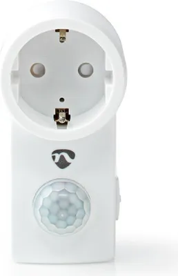 Productafbeelding van Bewegingssensor | Binnen | Type F (CEE 7/7) | Type F (CEE 7/7) | 120° | 5 - 300 W | 300 W | 1200 W | 3 - 2000 Lux | Sensortechnologie: PIR | Detectiebereik: 0,0 - 9,0 m