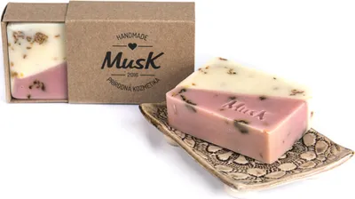 Produktbild von MUSK Naturseife ROSENALLEE 100 g