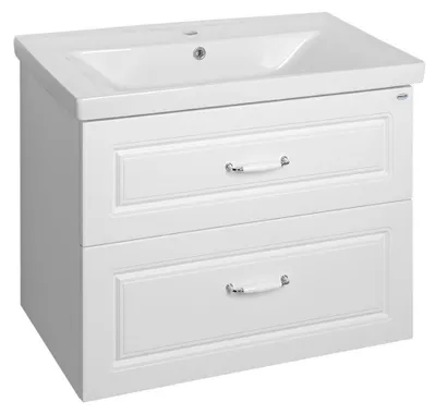 Produktbild von Aqualine FAVOLO Unterschrank 86,5x60x44,6cm, Weiß matt