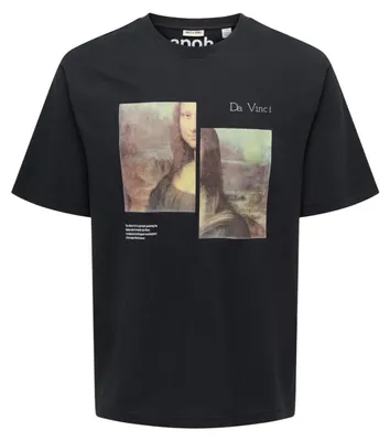 Produktbild von Only & Sons Herren T-Shirt Schwarz 501918 : Größe - M Größe: M