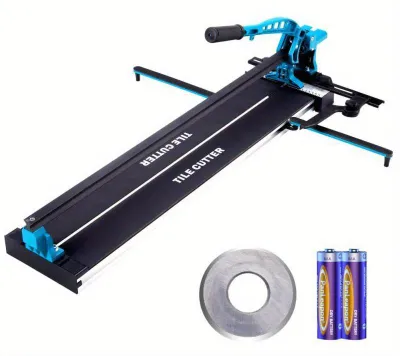 Imagen del producto de Cortador de baldosas – Cortador profesional de cerámica de 1000 mm con disco de corte de carburo de tungsteno y base antideslizante