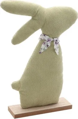 Produktbild von Samtweiche Osteridylle Hasenfigur 28cm