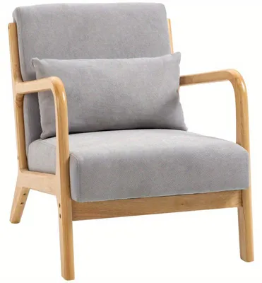 Productafbeelding van Loungebank - Loungeset en Zitmeubel met Grijze Velvet Bekleding en Stevig Houten Frame van Rubberhout