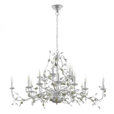 Produktbild von Eglo 49828 Flitwick 1 Hängeleuchte 15xE14 Stahl silber