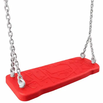 Produktbild von Gummischaukel KBT rot mit verzinkter Kette, SÜD