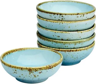 Produktbild von CreaTable, 22091, Nature Collection Lightblue, Sojaschale 6-tlg, Steinzeug