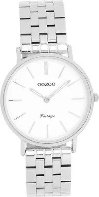Produktbild von Oozoo Metall Damen Uhr Analog Quarzuhr Armband silber Vintage Series D2UOC20405