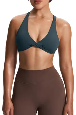 Produktbild von Aoxjox Damen Workout Sport BH Fitness Rückenfrei Gepolstert Satara Low Impact BH