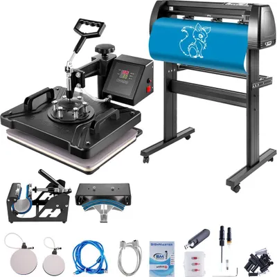 Produktbild von 5-in-1 Heißpresse 34" Vinyl-Schneideplotter Kunsthandwerk-Drucker mit Tisch