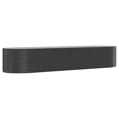 Produktbild von vidaXL Hochbeet Verzinkter Stahl 396x100x68 cm Anthrazit