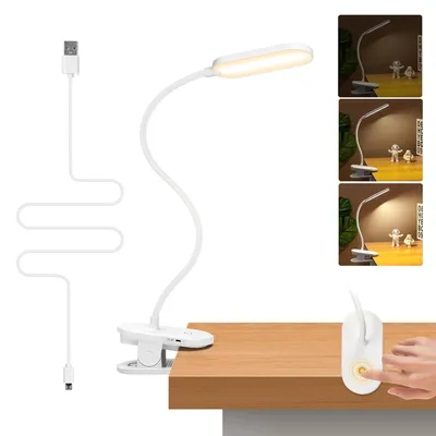 Zdjęcie produktu dla Aigostar Lampka LED USB 3 Tryby Elastyczna 4000K