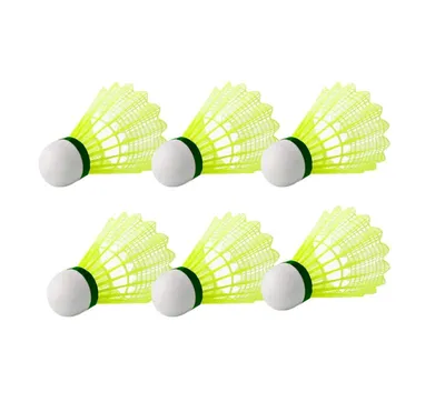 Image de Balles/Balles de badminton SEDCO M200 - 6 pcs jaune