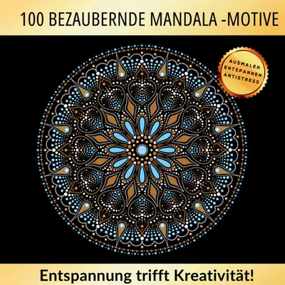 Produktbild von 100 bezaubernde Mandala Motive - Entspannung trifft auf Kreativität