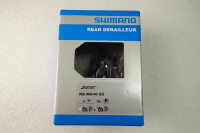 Obrázek produktu pro Shimano, zadní přehazovačka, ZEE, RD-M640-SSW Shadow Plus, SS 10 rychlostí, horní normální (standardní), přímé upevnění, pro 11-32/11-36, originální balení, 2013