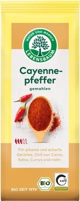 Obrázok produktu pre CHILI (KAJENSKÁ PAPRIKA)50 g - LEBENSBAUM