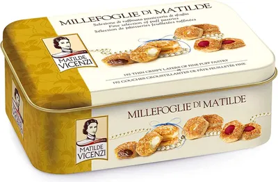 Produktbild von 3x Matilde Vicenzi Biscotteria millefoglie 330g kekse butterkekse cookies biscuits