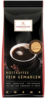 Produktbild von Niederegger Röstkaffee fein gemahlen 250g