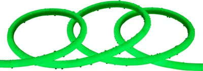Produktbild von LED Streifen Neon Dimmbar 220V Rund 8W/m Schnitt 100cm IP65 N-FLEX14 nach Maß Grün 50 m