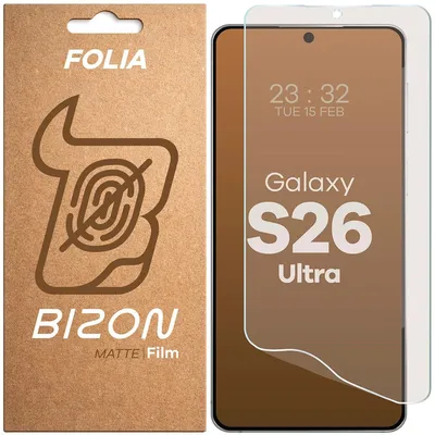 Produktbild von Matte Folie für Galaxy S26 Ultra, Bizon Film Matte, 1 Stück