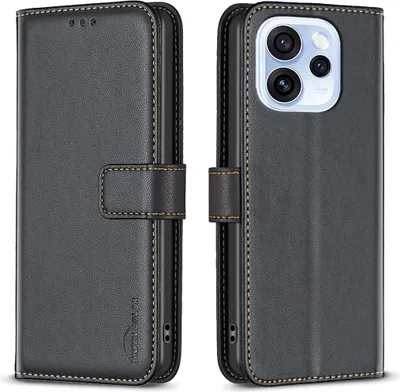 Produktbild von OPPO Reno15 F Hülle - BINFEN Klapphülle - Schwarz