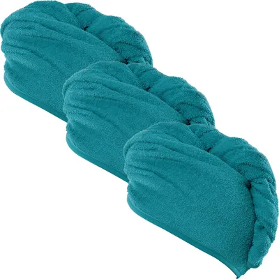Produktbild von Erwin Müller Turban 3er-Pack petrol 28x70 cm