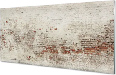 Produktbild von Glasbilder 140x70 Wandkunst Vintage brick wall