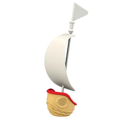 Produktbild von Teesieb Piraten Schiff Winkee Silikon Tee-Ei Boot Segelschiff Segelboot