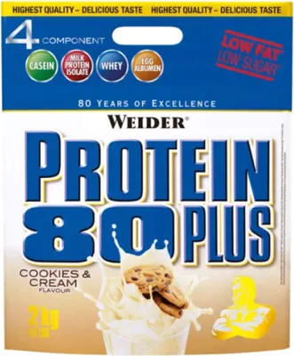 Produktbild von Weider Protein 80 Plus 2000g Beutel Vanille