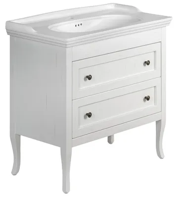 Produktbild von Sapho RETRO Schrank 83,5x80x43cm, Altweiß