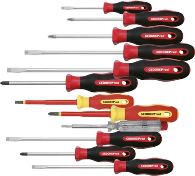 Produktbild von GEDORE red R38002012 Schraubendrehersatz PH+PZ+LS 2K 12-teilig, 3301273