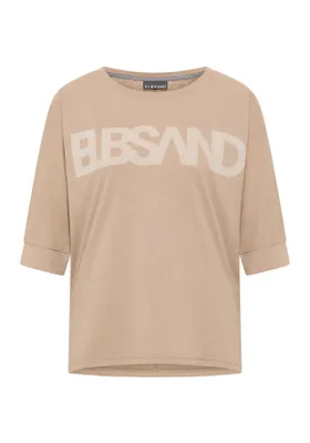 Produktbild von ELBSAND T-SHIRT OVERSIZE, IMANI, BEIGE, Gr. L - Größe L