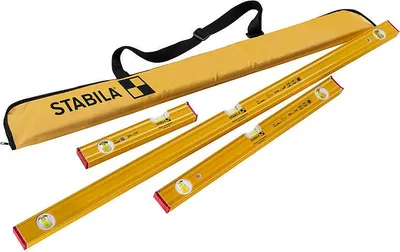 Obrázok produktu pre Stabila PRO SET 80 AS 19714 Sada vodováh 30 cm, 60 cm, 120 cm 0,5 mm/m