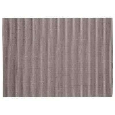 Image de Tapis de salle de bain en mousse - 65 x 90 cm - PVC - Taupe