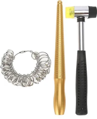 Image de Lot de 3 baguiers pour fabricants de bijoux et créateurs, avec support pour bagues